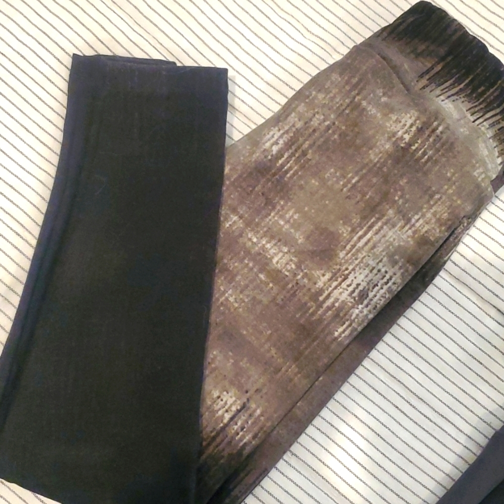 Grey and Black Leggings